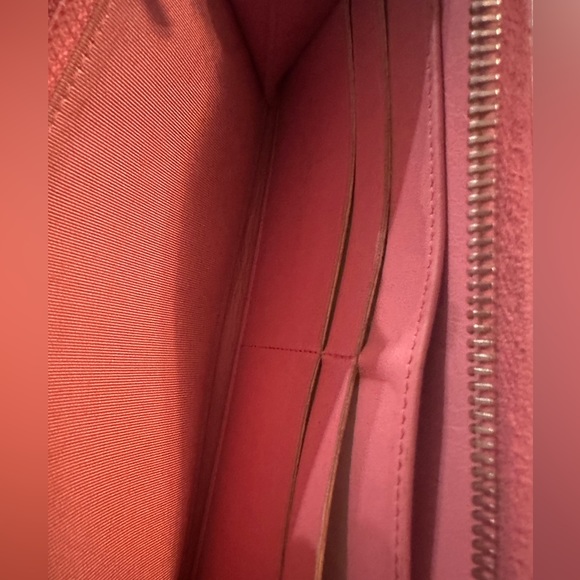 Authentic Chanel Pink Quilted CC Zip Around Wallet - Picture 7 of 15